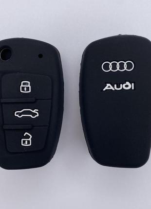 Силіконовий чохол для ключа audi a1, a3, a4, a5, a6, a6 allroa...