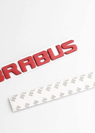 Матова емблема шильдик напис brabus брабус мерседес mercedes