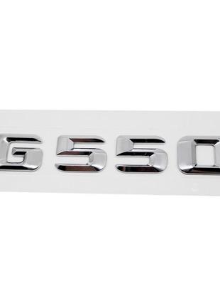 Хромована емблема шильдик напис g550 мерседес mercedes