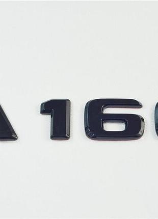 Матова емблема шильдик напис a160 мерседес mercedes
