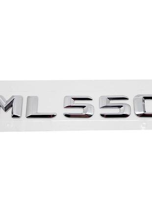 Хромована емблема шильдик напис ml 550 мерседес mercedes