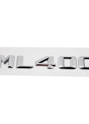 Хромована емблема шильдик напис ml 400 мерседес mercedes