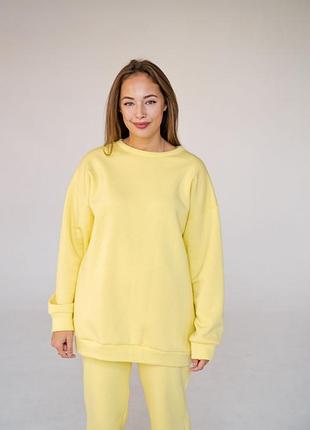 Худи оверсайз без капюшона