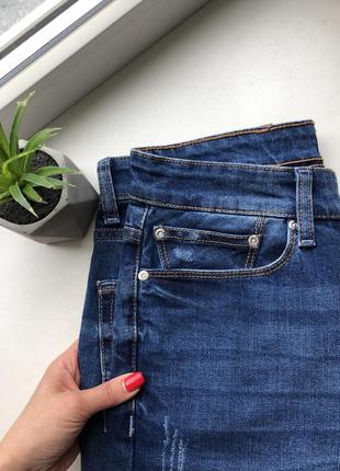 Качественные мужские джинсовые шорты тянутся9 фото