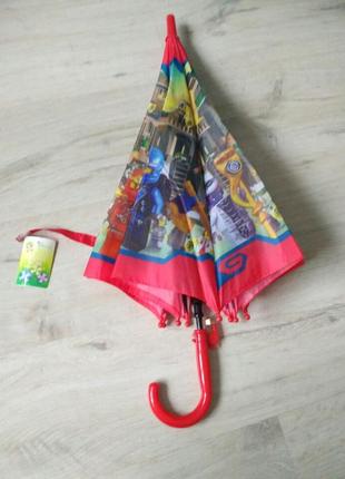 Зонт для мальчика 4-8 лет ниндзяго ninjago4 фото