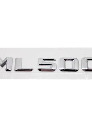 Хромована емблема шильдик напис ml 500 мерседес mercedes