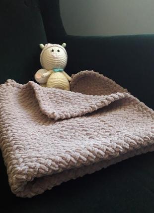 Детский плед / одеяло"капучино для мамы"