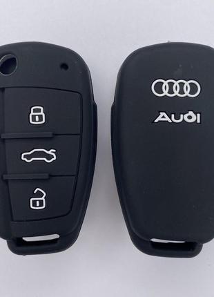 Силіконовий чохол для ключа audi a1, a3, a4, a5, a6, a6 allroa...