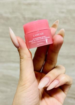 Маска для губ laneige lip sleeping mask berry/fruits1 фото