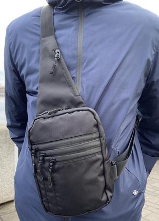 Качественная тактическая сумка с кобурой, мужская сумка черная из кордура мессенджер, тактический мессенджер3 фото