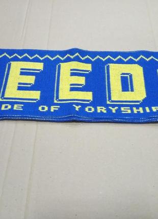 Шарф футбол leeds united3 фото