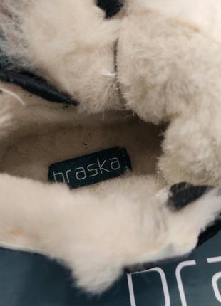 Шкіряні зимові черевики на платформі braska6 фото