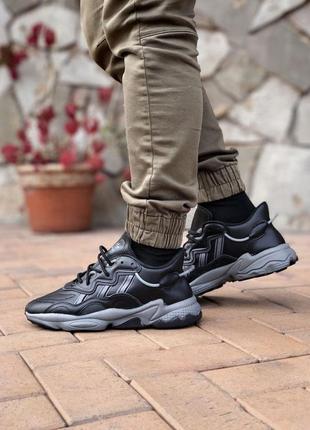 Adidas ozweego core black3 фото