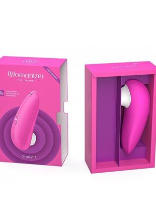 Вакуумний кліторальний стимулятор womanizer starlet 3 pink