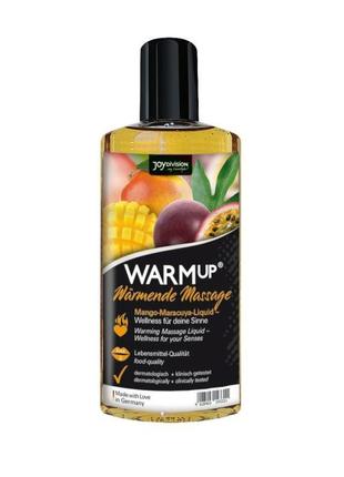 Їстівна масажна олія з розігрівальним ефектом warmup mango mar...