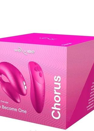 Вібромасажер для пар we-vibe chorus, pink