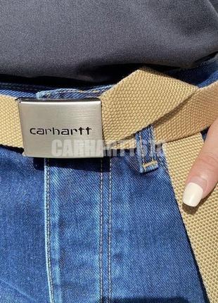 Ремінь carhartt clip chrome belt🚀4 фото