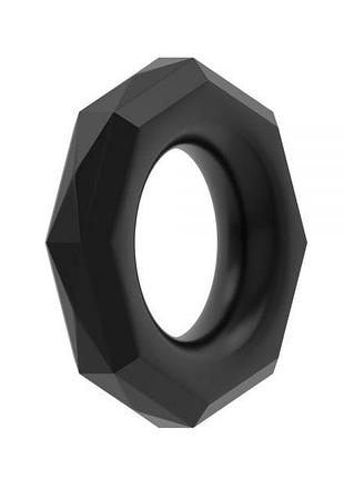 Эрекционное кольцо power plus cockring, black 2