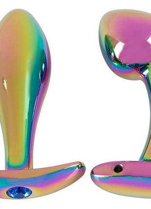 Набор пробок anos metal butt plug set rainb 2