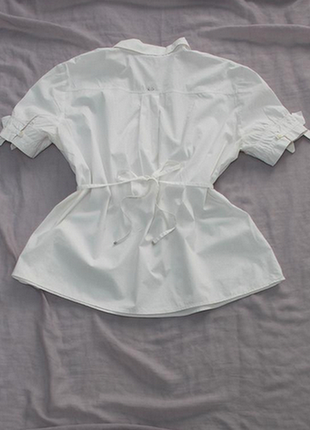 Белая блуза рубашка escada3 фото
