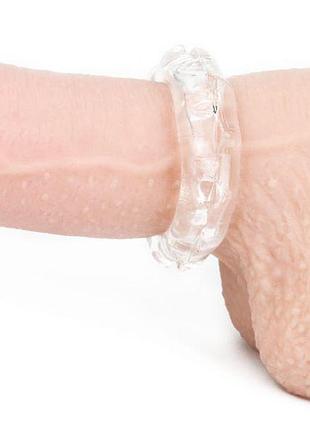 Эрекционное кольцо power plus cockring, clear 4