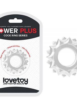 Эрекционное кольцо power plus cockring, clear 6
