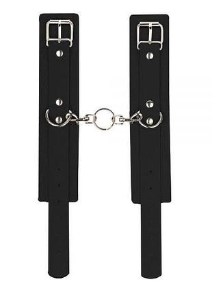 Наручники leather standart hand cuffs, black 2