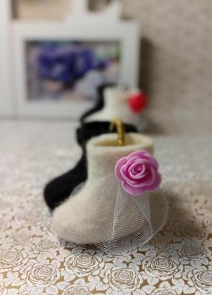 Свадебный сувенир валеночки-шептуны8 фото