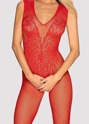 Комбинезон obsessive n112 red s/m/l one size 3