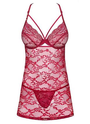 Пеньюар і трусики obsessive ivetta s/m 5