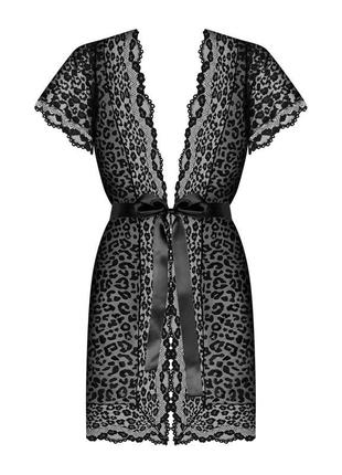 Сексуальний халатик obsessive giully peignoir s/m 5