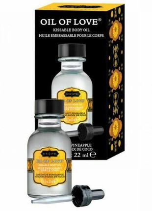 Съедобное олія для поцілунків kamasutra oil of love coconut pi...