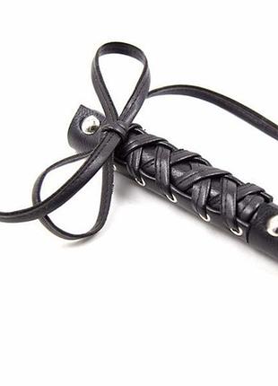 Кнут ds fetish whip braid black 2