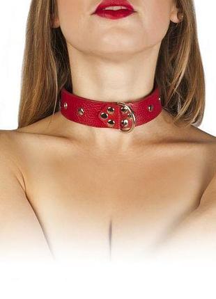 Нашийник dominant collar, red 2