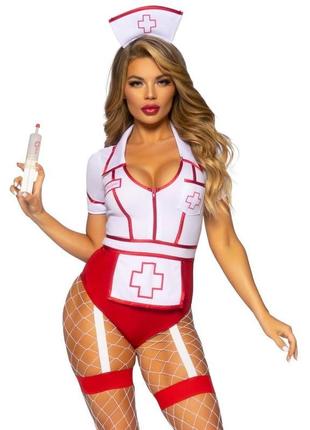 Сексуальний костюм медсестри leg avenue, s, 2 предмети
