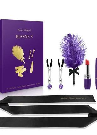 Набір бдсм аксесуарів rianne s ana's trilogy