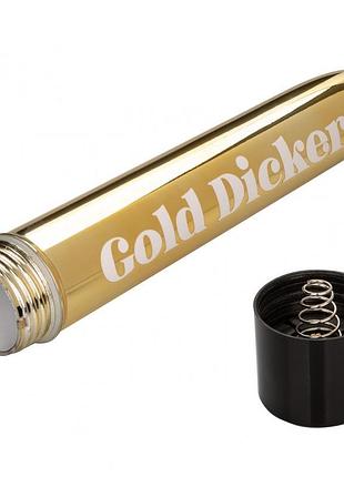 Вібратор naughty bits gold dicker vibe 2