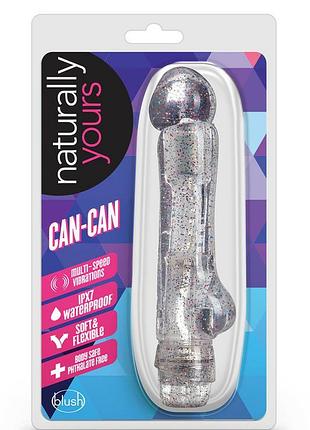 Вібратор гелевий blush naturally yours can-can clear 2