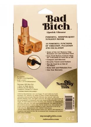 Вібратор помадка bad bitch lipstick vibrator 3