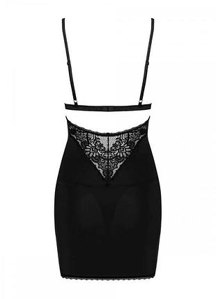 Пеньюар і стринги obsessive maderris chemise&thong; xs/s 4