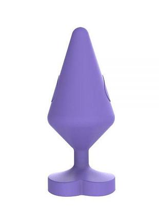 Плаг large luv heart plug-purple 2