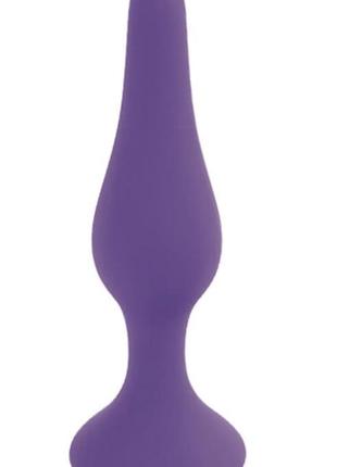 Анальний плаг silicone plug purple - extra large 2