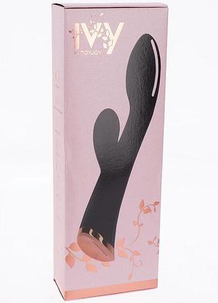 Вібратор-кролик toy joy, чорний 2