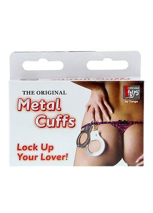 Наручники, large metal handcuffs with keys 2