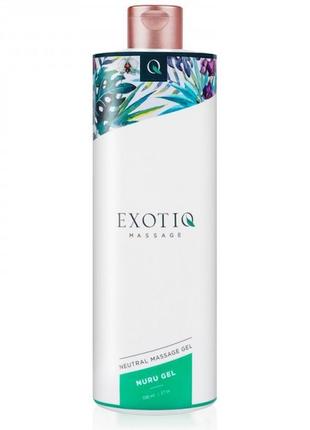 Олія для масажу нуру 500 мл exotiq nuru gel — 500 ml