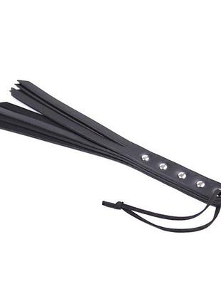 Флоггер ds fetish mini flogger black 2