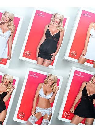 Пеньюар obsessive reneliai та стринги s/m 10