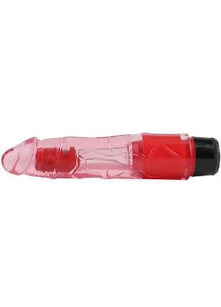 Вібратор 8.1" realistic vibe-pink 4