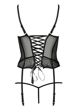 Корсет perdita corset black s/m - passion 4
