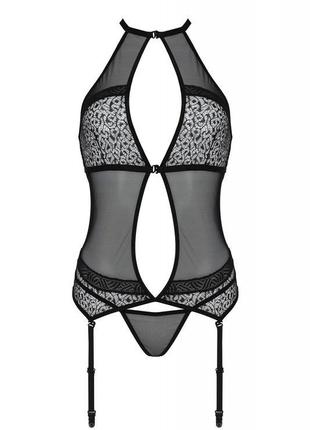 Корсет satara corset black s/m - passion 3